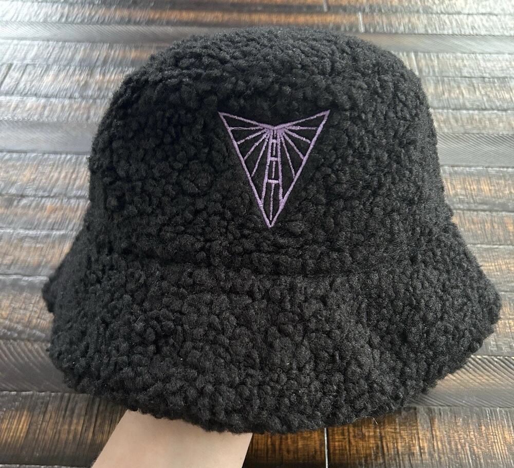 WNBA Golden State Valkyries Fleece Black Bucket Hat Stadium Give Away OSFM